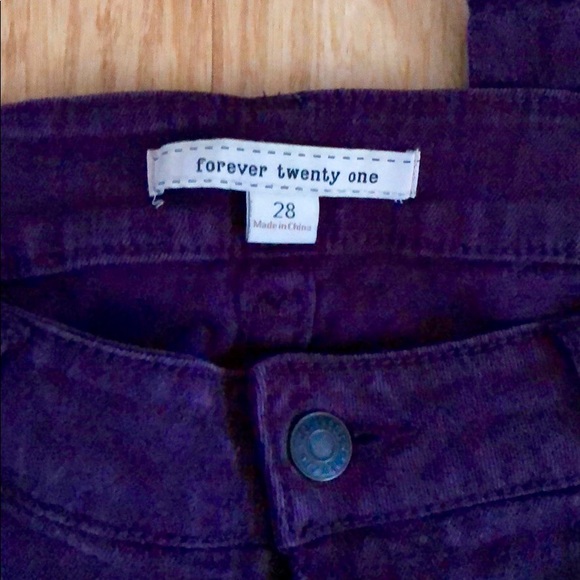 Forever 21 | Purple Jeans - Picture 2 of 4